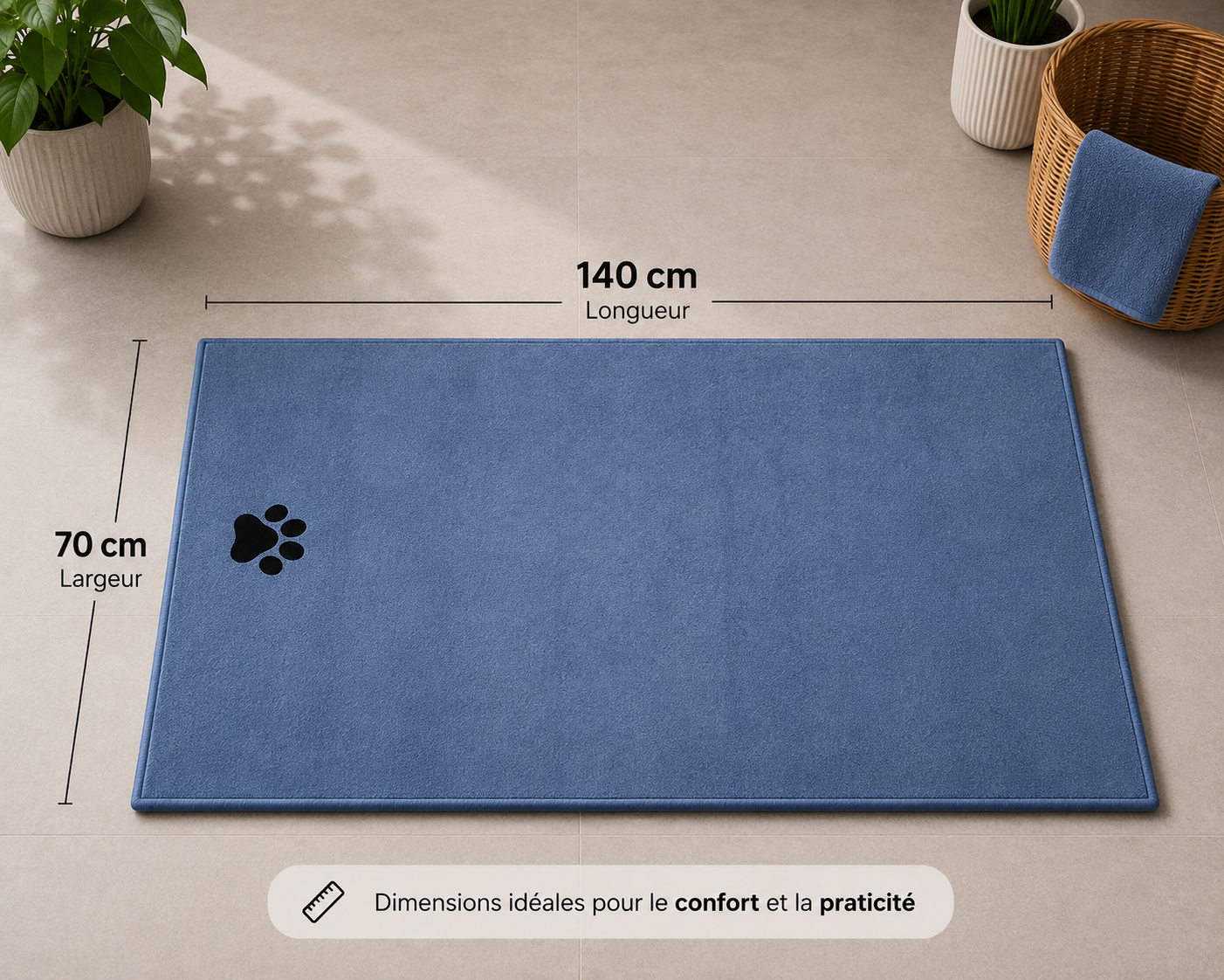Serviette Microfibre pour Chien & Chat
