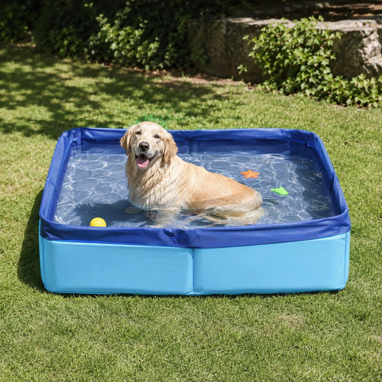 Piscine Pliante Rafraîchissante pour Chien & Chat