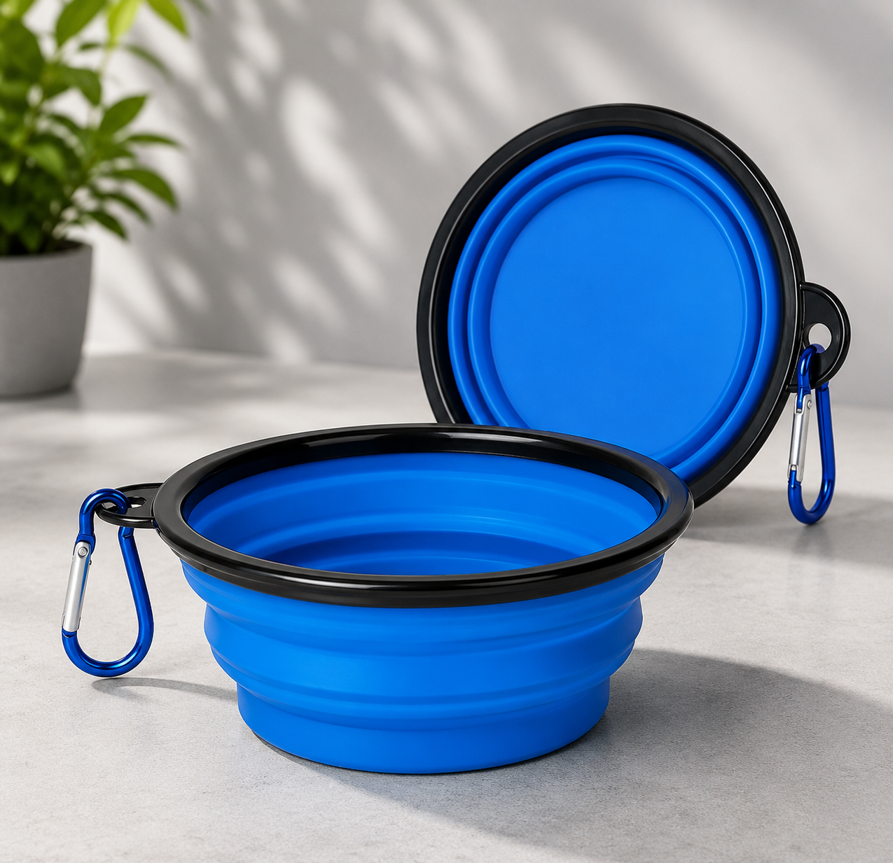 Gamelle Pliable 2 en 1 pour Chien — Eau & Nourriture