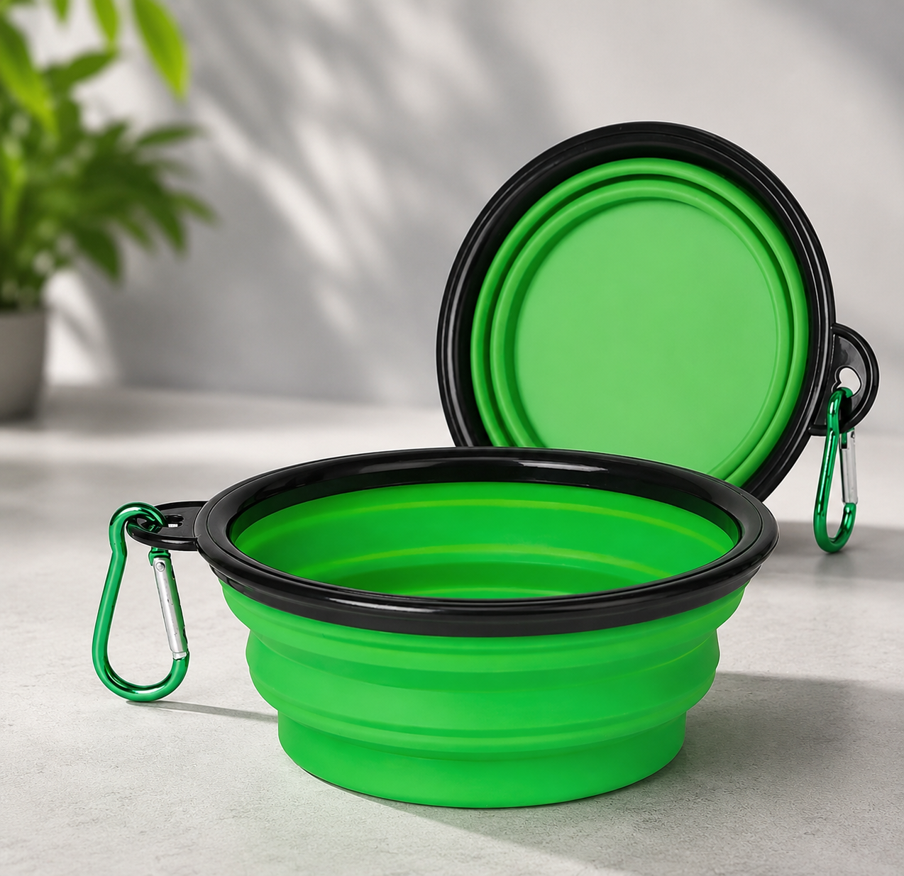 Gamelle Pliable 2 en 1 pour Chien — Eau & Nourriture
