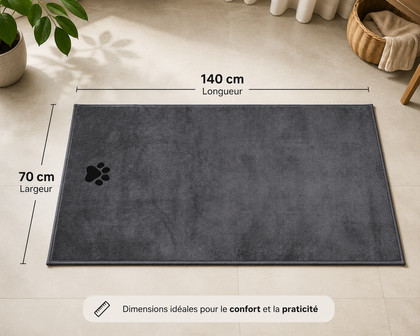 Serviette Microfibre pour Chien & Chat