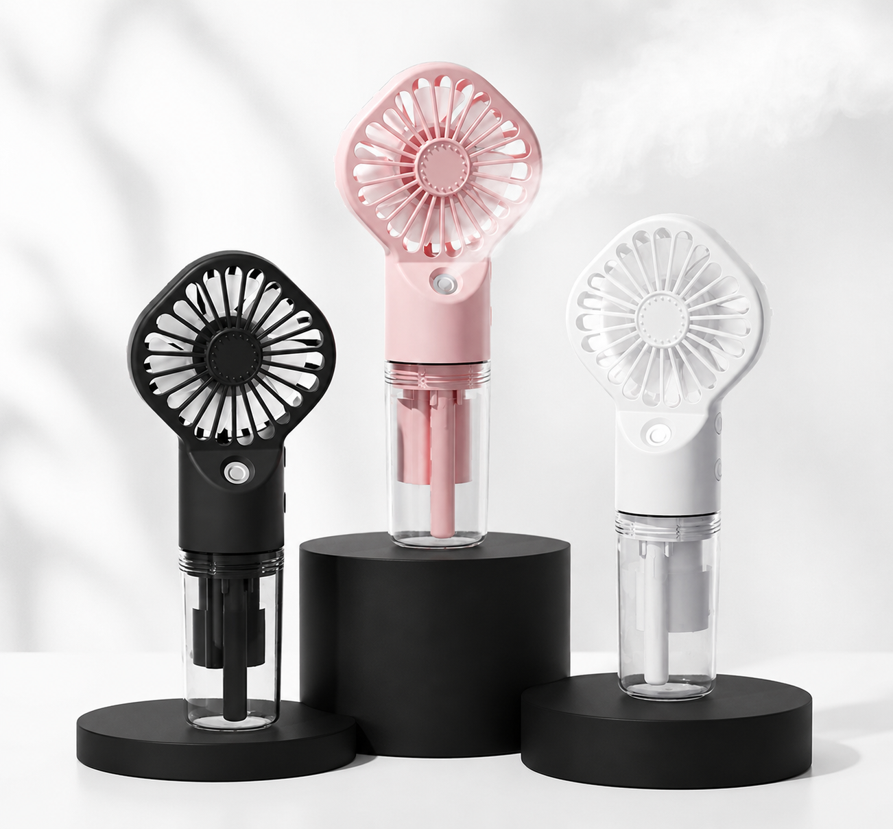 Ventilateur Brumisateur Portable — Rafraîchissement Instantané