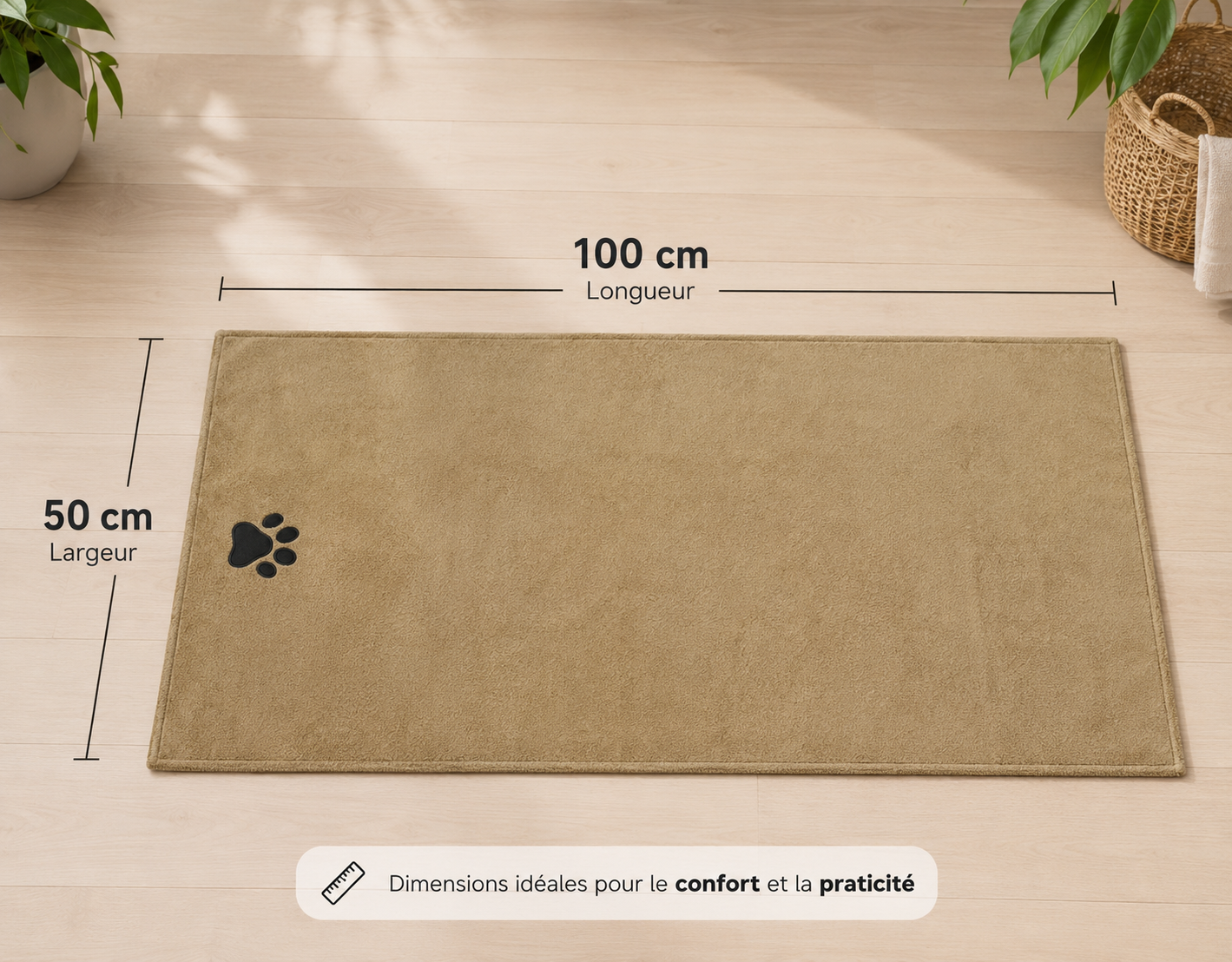 Serviette Microfibre pour Chien & Chat