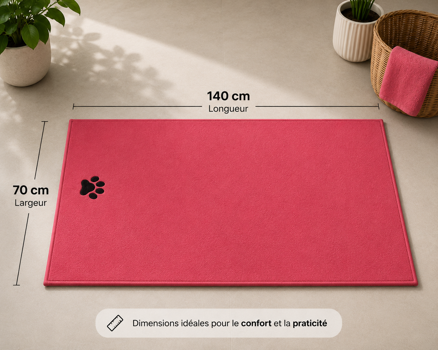 Serviette Microfibre pour Chien & Chat