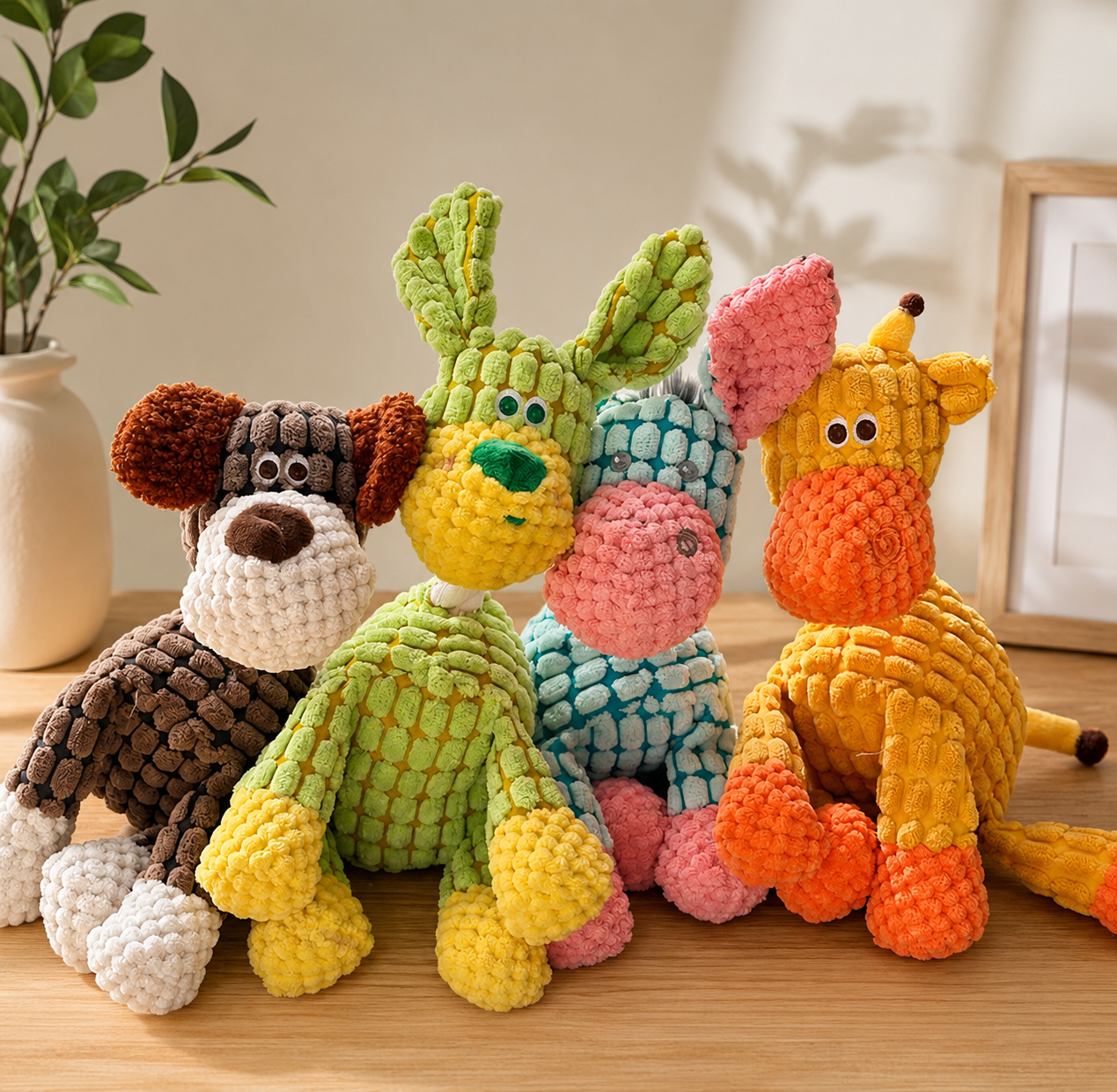 Jouet en Peluche pour Chien — Couineur & Interactif